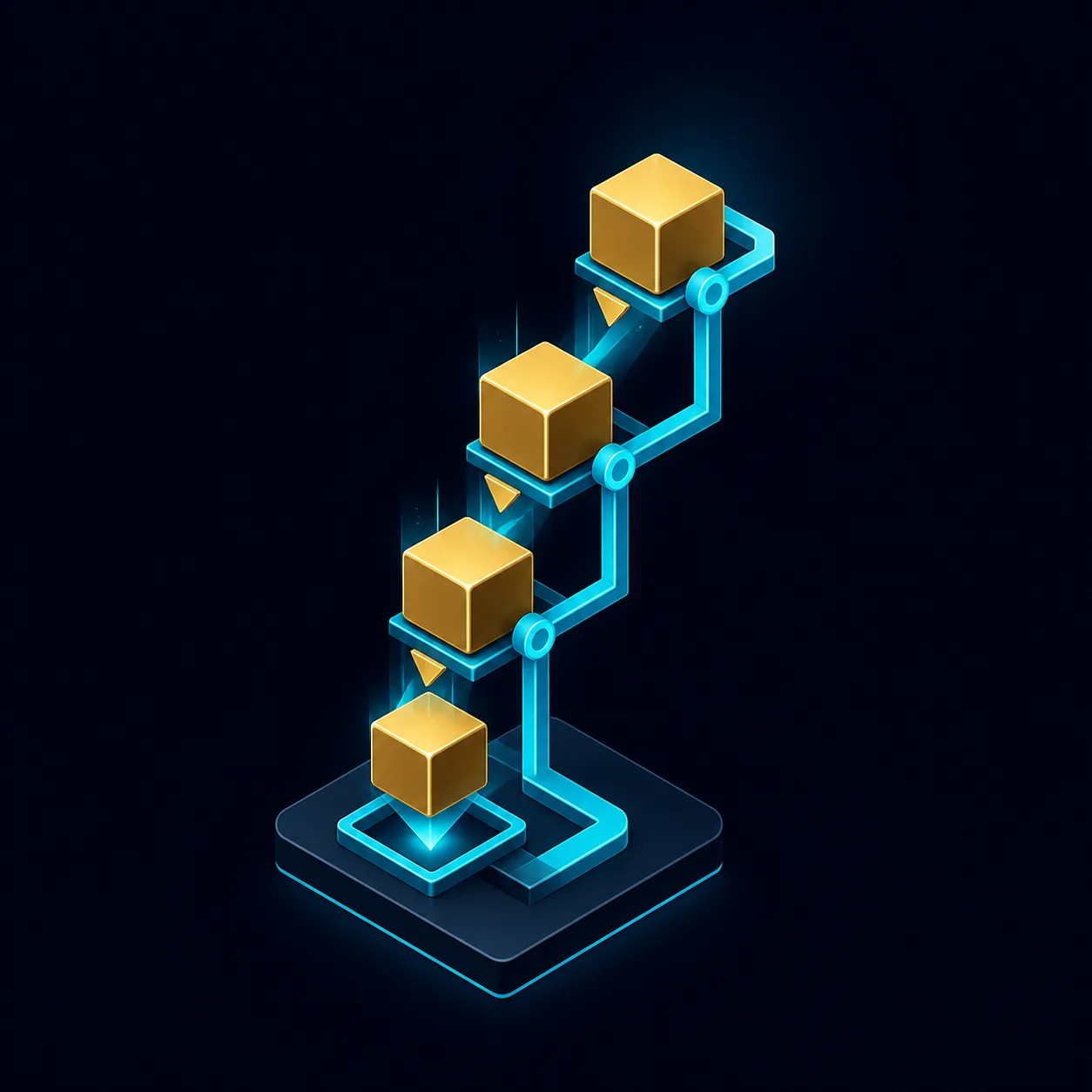 Developer hands on keyboard with code and visual workflow builder on screens