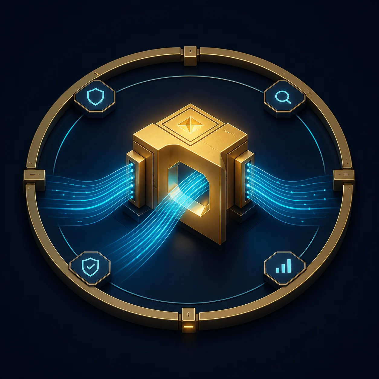 AI monitoring dashboard showing approval gates and escalation rules